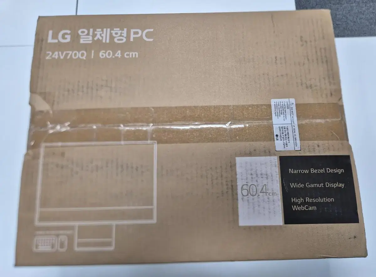 LG 24인치 일체형PC 24V70Q-GA70K  PC 판매합니다